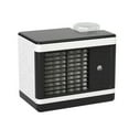 thumbnail image 1 of ZZkhGo USB Portable Evaporative Cooler Mini Desktop Air Conditioner Humidifier 3 Speeds Visible Water Tank Low Noise for Home Office Bedroom White/Gray/Green, 1 of 2