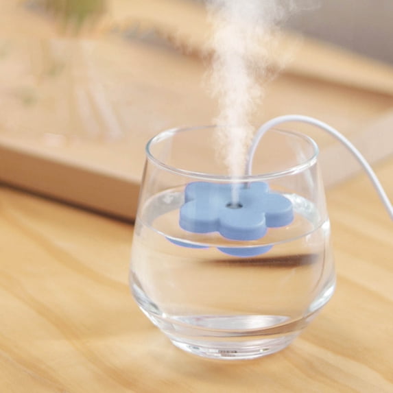 ZZkhGo USB Portable Sprayer for Home & Office Fine Mist Moisturizer with 8-hour Auto Timer Compact Design Adjustable Container Fit 4.8x4.8x1.3cm