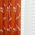 thumbnail image 1 of ZZkhGo Vine Leaf Sheer Scarf Valance Voile Curtain Panel Window Drape Decorative Lightweight 200 x 100 cm, 1 of 2
