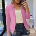 thumbnail image 1 of ZZwxWA 2025 Fall Blazers for Women Suit Jackets Dressy Business Casual Outfits Open Front Dressy Work Office Jackets Blazer, 1 of 6