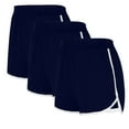 thumbnail image 1 of ZZwxWA 3 Pack Athletic Shorts for Womens Summer Yoga Shorts Multipack Sports Quick Dry Short Pants Outdoor Sports with Pocket, 1 of 6