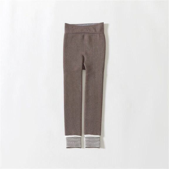 ZZwxWA Baby Clothes Girls Winter Warm Fleece Lined Thermal Tights Leggings Stretchy Thick High Waisted Active Sweatpants