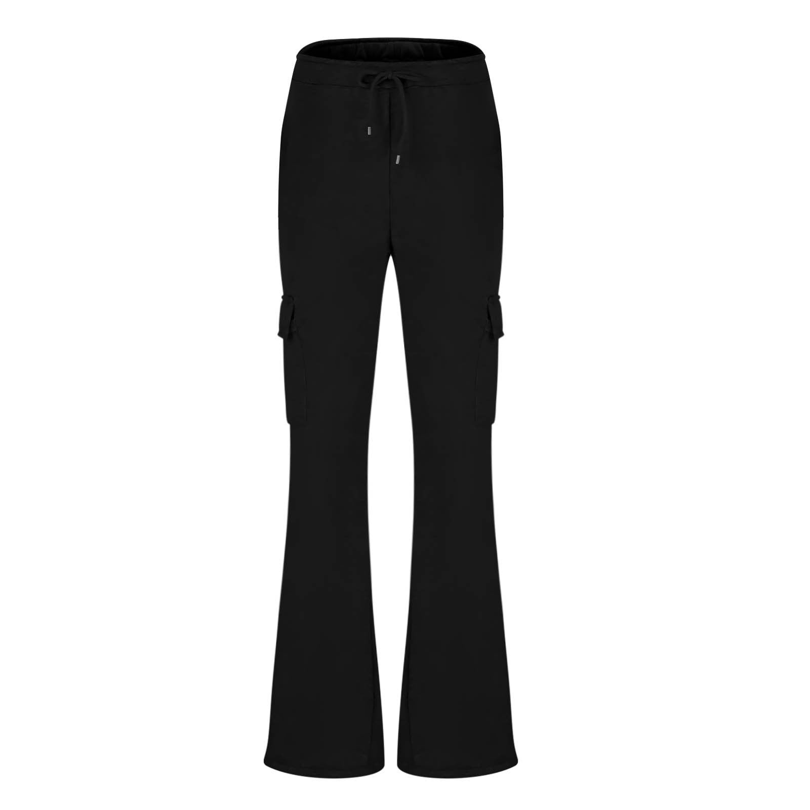 ZZwxWA Cargo Pants for Women, Womens Casual Drawstring Wide Leg