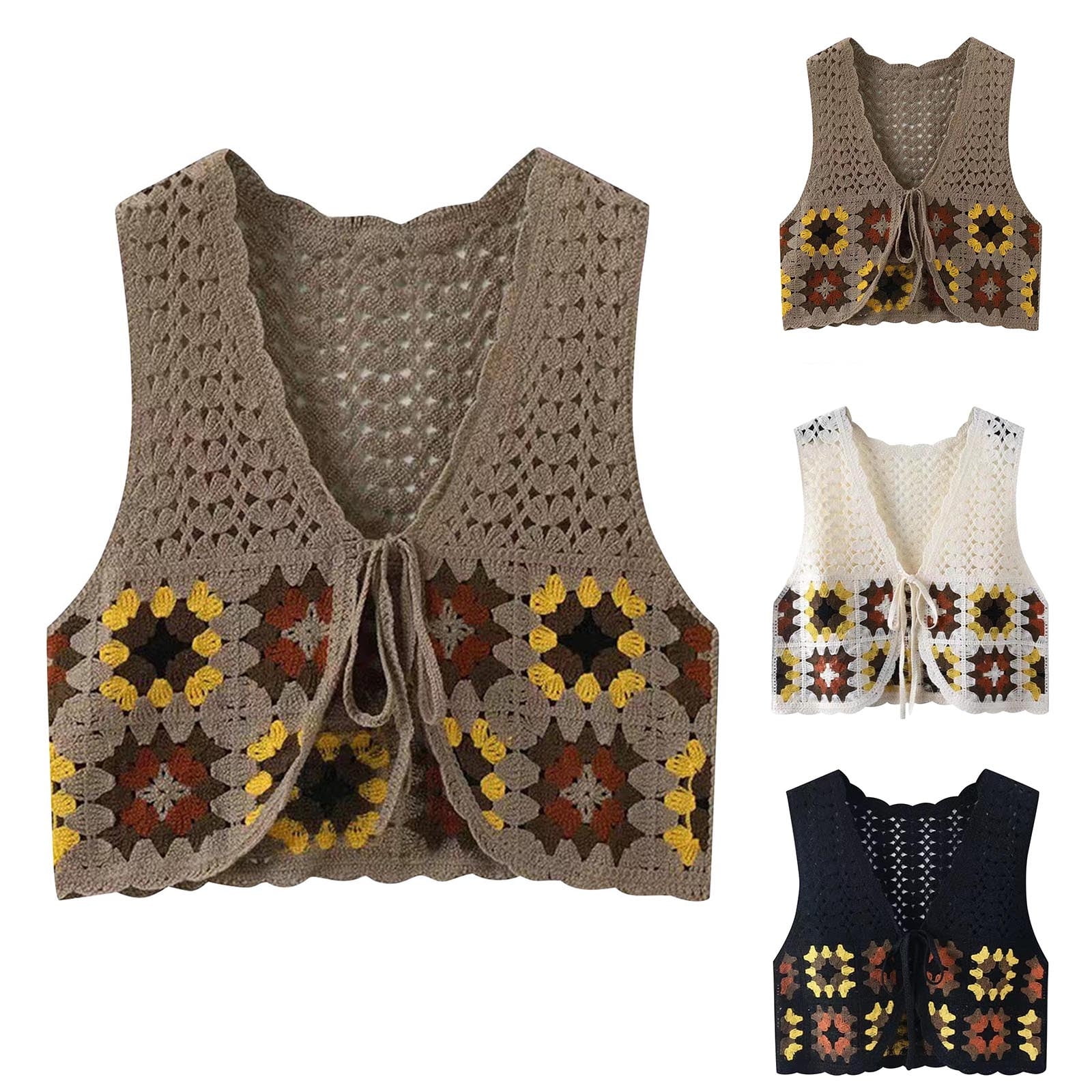 Flower Sweater Vest