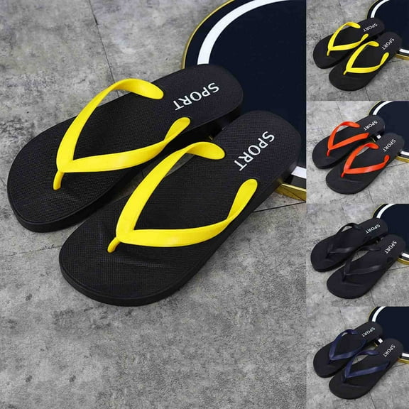 ZZwxWA Flip Flops Women Men Teens Fashion Yoga Mat Comfortable Beach Thong Sandals 2025 Summer Classic Slipper with Rubber Sole