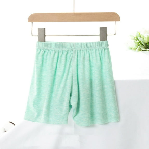 ZZwxWA Girls' and Toddler Cartwheel Shorts Solid Bike Shorts for Girls Dance Under Dress Shorts Leggings for Summer Seamless Shorts for Boys and Girls