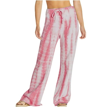 ZZwxWA Gym Pants Women, Fashion Women Print Lightweight and Breathab Casual Loose Trouser Wide Leg Pants Gym Pants Women
