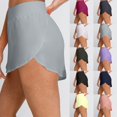 thumbnail image 1 of ZZwxWA High Waisted Athletic Running Shorts for Women Shorts High Split Quick Dry Gym Workout Shorts with Liner, 1 of 7