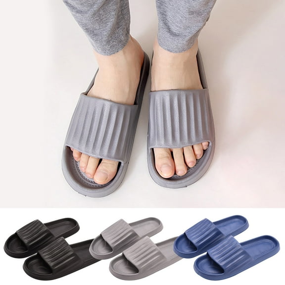 ZZwxWA House Slippers for Women Men Bathroom Shoes Comfortable Non Slip Shower Slippers Beach Sandals Indoor and Outdoor Tax Free Weekend