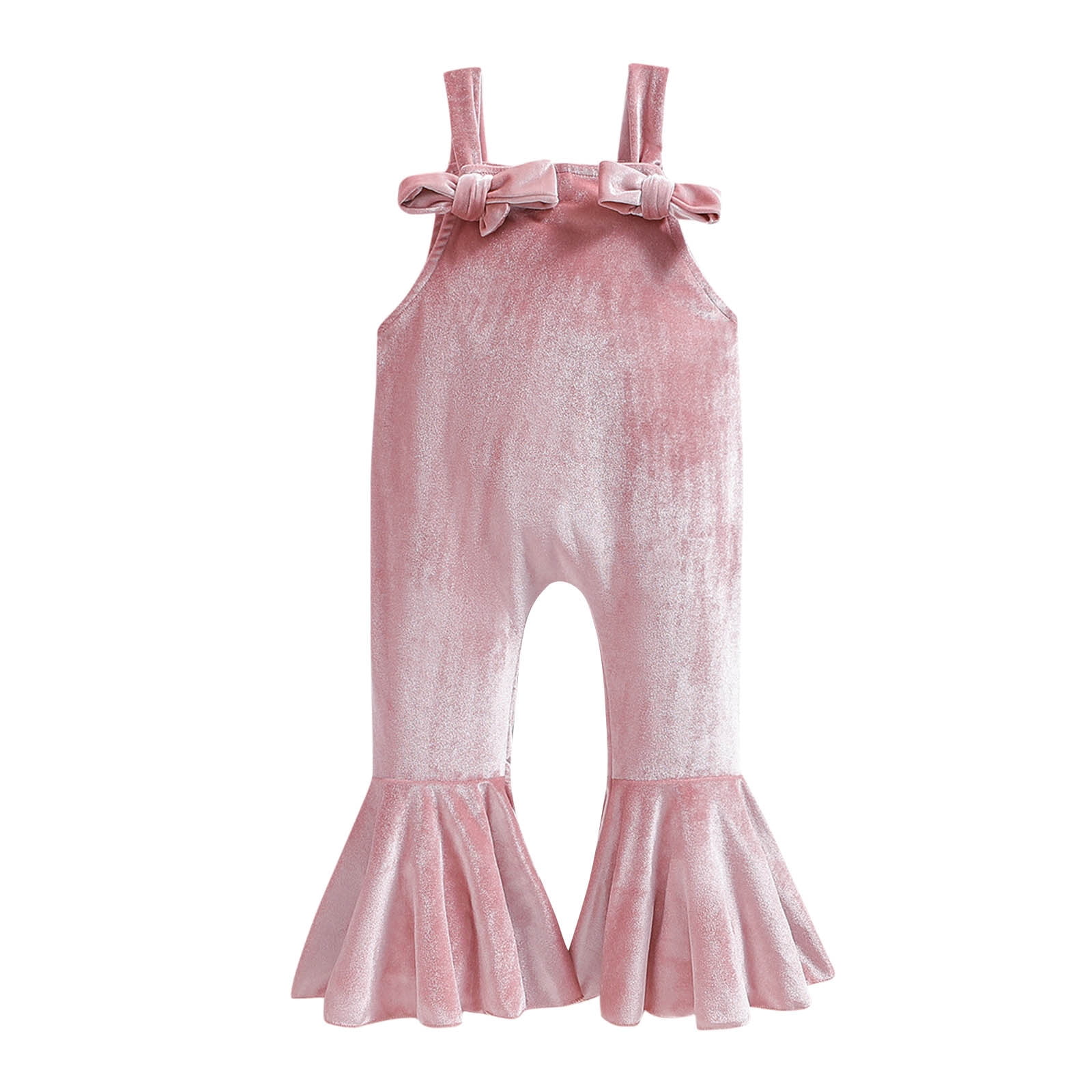 Velvet Top & Suspender Pants Set (2-Piece, 0M-3Y)
