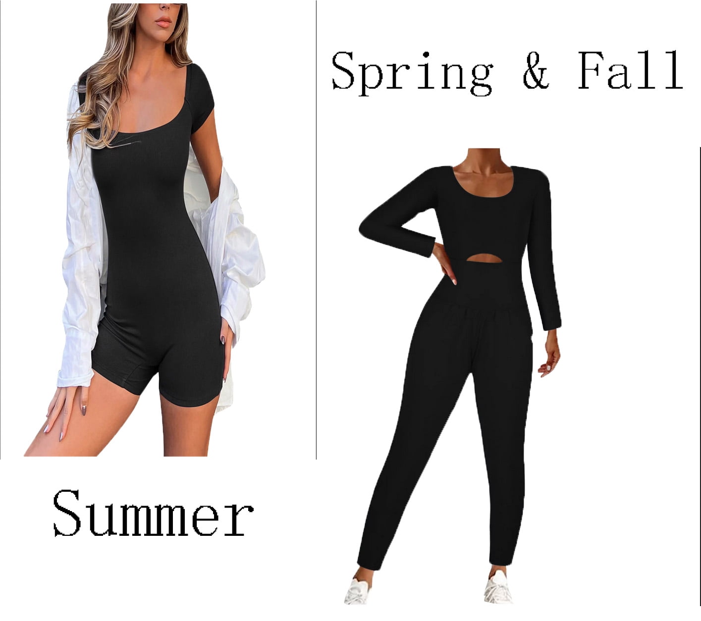 ZZwxWA Jumpsuits for Women Dressy, Women's Threaded Low Neck Long