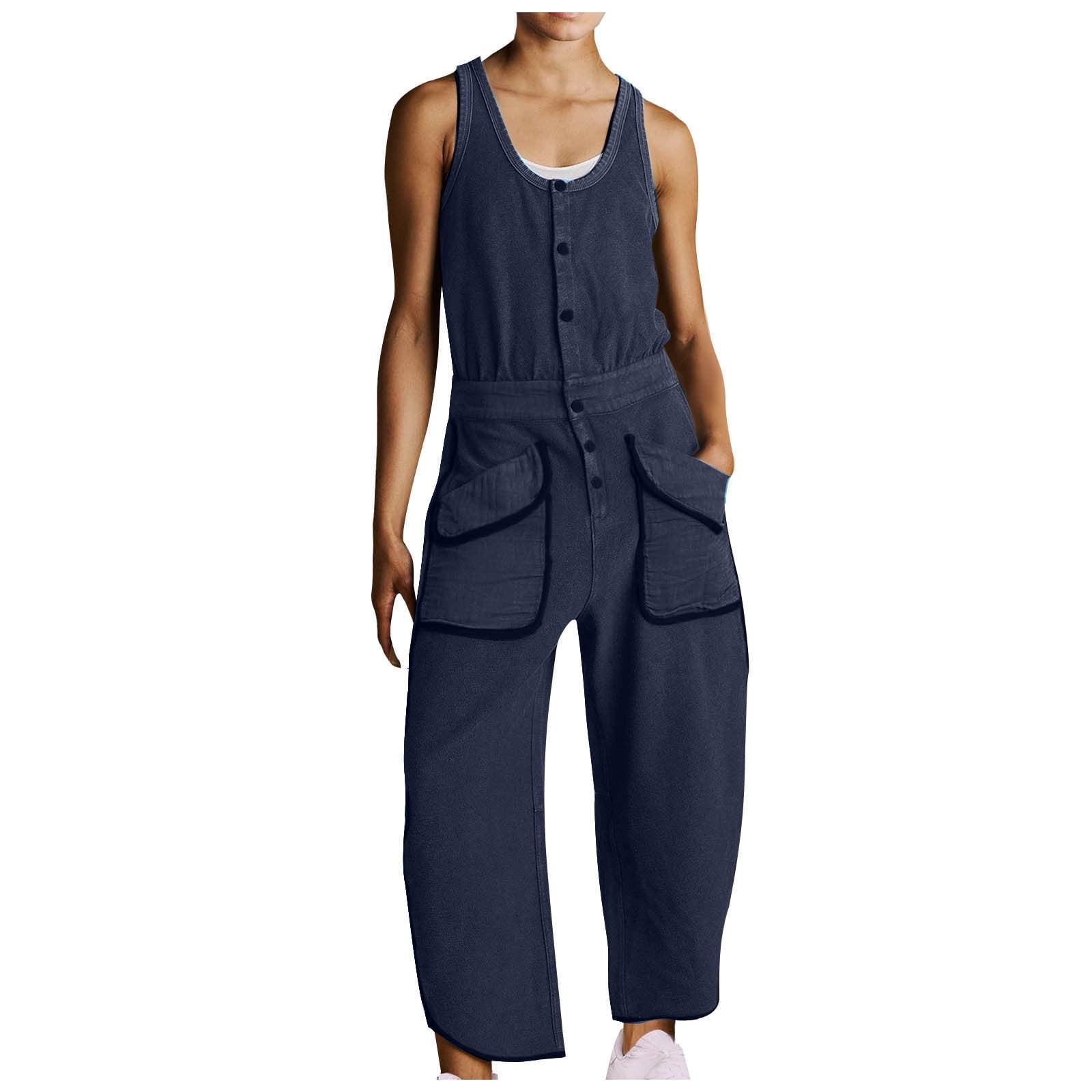 ZZwxWA Plus Size Jumpsuit for Curvy Women Womens Fashion