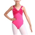 thumbnail image 1 of ZZwxWA Kids Girls Tank Leotard with Princess Seams, Adjustable Straps, Ballet Dancewear, Dance, Comfort, Performance Online Shopping, 1 of 3