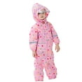 thumbnail image 1 of ZZwxWA Kids Toddler Rain Suit for Boys Girls Clothes One Piece Hooded Waterproof Coverall Rain Jacket Unisex Kids Puddle Suit, 1 of 7