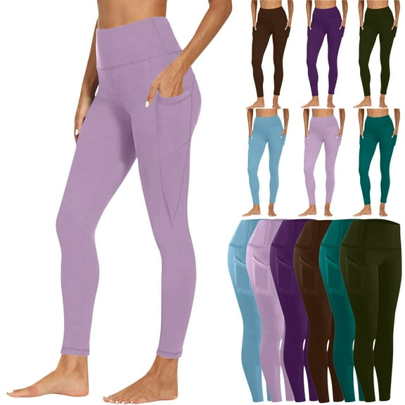 ZZwxWA High Waisted Leggings for Women Tummy Control Buttery Soft Yoga Pants Womens Gym Workout Running Leggings