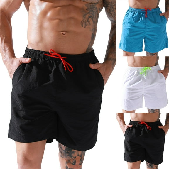 ZZwxWA Men Short Sales Casual Summer Workwear Clothing Printed Plus Size Elastic Shorts Holiday Beach Drawstring Cozy Style Short Pants Breathable Loose Fit Trousers Oversize Male Pants