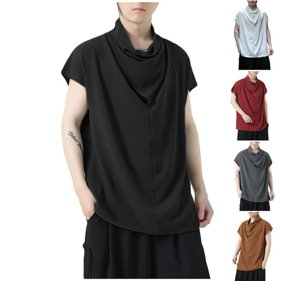 ZZwxWA Men Tank Tops Holiday Beach Quick-Dry Fashion Tank Tops Round Neck Loose Fit Male Shirt Oversize Sleeveless Plus Size Blouse Cozy Style Sports Tops Breathable Printed Clothing