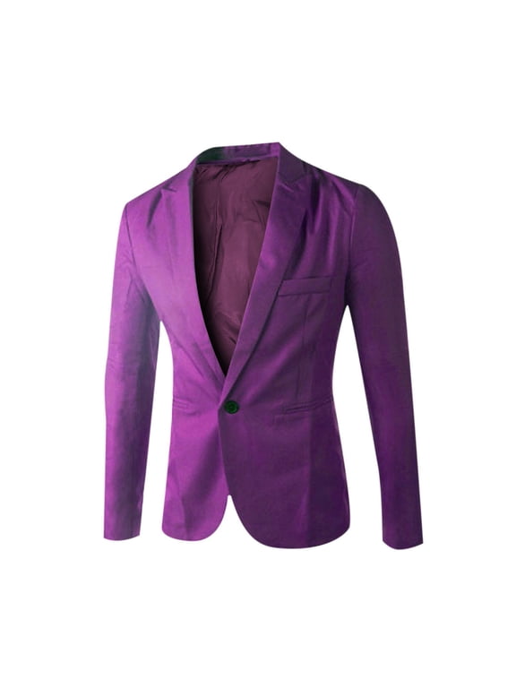 Men's Bomber Jacket Casual Suit Blazer Jackets One Button Regular Fit Linen Sport Coat Jacket Festival Gift