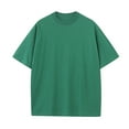 thumbnail image 1 of ZZwxWA Men's Oversized Cotton T-Shirts Drop Shoulder Shirts Crew Neck Solid Casual T Shirt Short Sleeve Basic Tee Holiday, 1 of 2