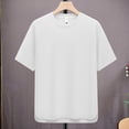 thumbnail image 1 of WIZUTIZ Mens Athletic T-Shirts Crewneck Basic Short Sleeve Mens Cotton Casual Workout Fitness Tops Pullover Relaxed Fit Solid, 1 of 5