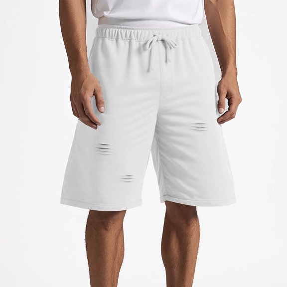 ZZwxWA Mens Casual Shorts Elastic Waist Drawstring Textured Summer Beach Short Stretch Cargo Shorts Casual Drawstring Classic Summer Short with Multi Pockets