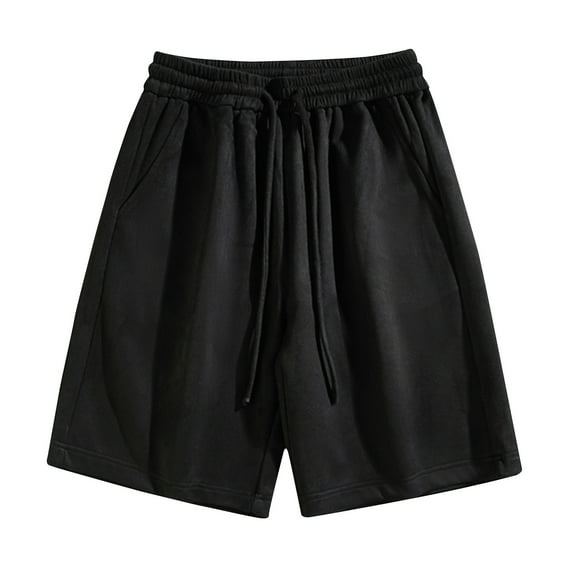 ZZwxWA Mens Shorts Sales Loose Fit Plus Size Summer Pants Elastic Quick-Dry Drawstring Short Pants Oversize Printed Cozy Style Trousers Workwear Holiday Beach Shorts Fashion Male Clothing