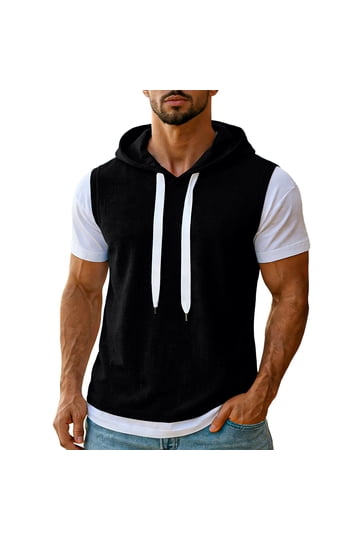 Cut Off Hoodies Men