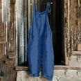 thumbnail image 1 of ZZwxWA Overalls for Women Fall Summer Loose Fit Thin Overall Straight Leg Long Leg Coveralls Pants Romper Women 2025 Solid Color, 1 of 4