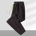 thumbnail image 1 of ZZwxWA Pants for Men Men's Corduroy Drawstring Elastic Waist Loose Sports Pants Casual Trousers Cargo Pants for Men Summer Saving, 1 of 3