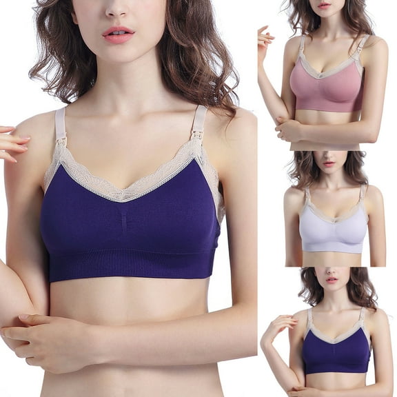 ZZwxWA Plus Size Version Pregnant Before Opening Maternity Sports Pregnant Women Tube Top Wireless Sports Bras for Women