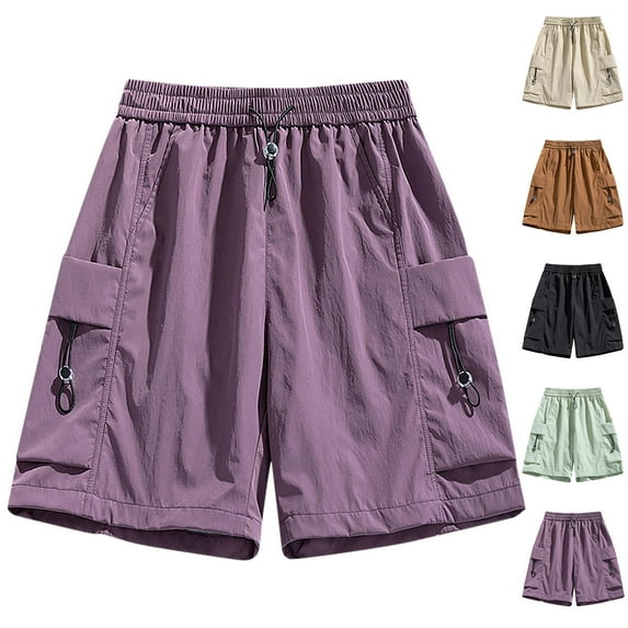 ZZwxWA Shorts Men Great Trucking Casual Plus Size Holiday Beach Pants Printed Summer Elastic Short Pants Workwear Pockets Cozy Style Shorts Fashion Quick-Dry Trousers Loose Fit Male Clothing