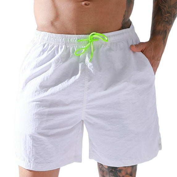 ZZwxWA Shorts for Men Weekly Fashion Plus Size Workwear Clothing Drawstring Casual Printed Trousers Sports Elastic Summer Short Pants Holiday Beach Loose Fit Shorts Quick-Dry Male Pants