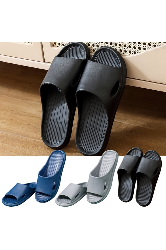 Slides Sandals for Women Casual Slip on Thick Sole Bathroom Poolside Quick Dry Comfy Indoor Outdoor Shoes My Order