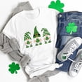 thumbnail image 1 of ZZwxWA St. Patricks Day Shirt for Womens Cute Gnomes T-Shirt Shamrock Printed Shirts Short Sleeve Graphic Tees Tops, 1 of 6