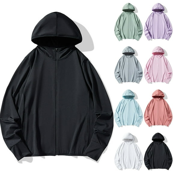 ZZwxWA Sun Shirts for Women UV SPF UPF 50+ Rash Guard Running Quick Dry Blouses Zip Up Lightweight Outdoor Breathable Shirts