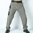 thumbnail image 1 of ZZwxWA Tactical Pants for Men Stretch Button Waist Cargo Pants with Pockets Breathable Lightweight Pants for Outdoor Hiking Holiday Gift Finder, 1 of 3