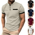 thumbnail image 1 of ZZwxWA Tops for Men Up to 65% Off Casual Breathable Cozy Style T-shirt Male Oversize V Neck Tshirts Elastic Printed Quick-Dry Tops Holiday Beach Work Out Shirts Plus Size Short Sleeve Tee, 1 of 6