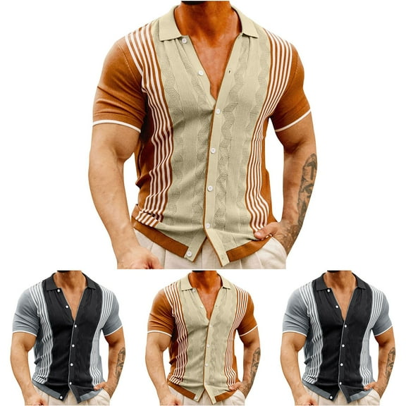 ZZwxWA Tops Men's Summer Gift Holiday Beach Fashion Quick-Dry Shirts V Neck Cozy Style Male T-shirt Casual Short Sleeve Tee Oversize Elastic Tshirts Tops Breathable Work Out Printed Blouse Shirts