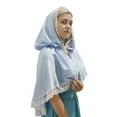 thumbnail image 1 of ZZwxWA Wedding Pray Scarf for Hot Lightweight Shawl with Lace Trim for Ladies Mother Wedding Party Sunproof Supplies, 1 of 2
