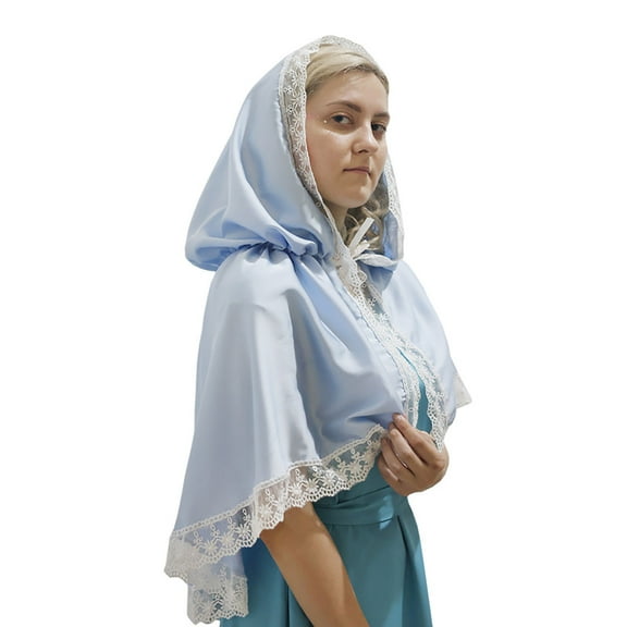 ZZwxWA Wedding Pray Scarf for Hot Lightweight Shawl with Lace Trim for Ladies Mother Wedding Party Sunproof Supplies