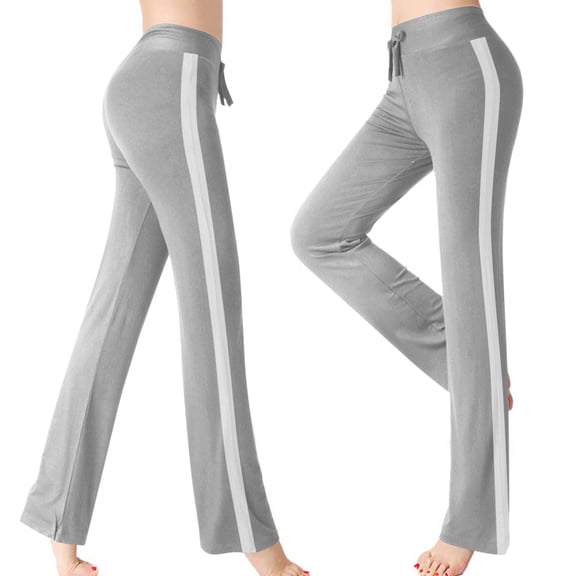 ZZwxWA Wide Leg Yoga Pants for Women Drawstring High Waisted Sweatpants Comfy Stretch Lounge Pants Athletic Work Yoga Pants