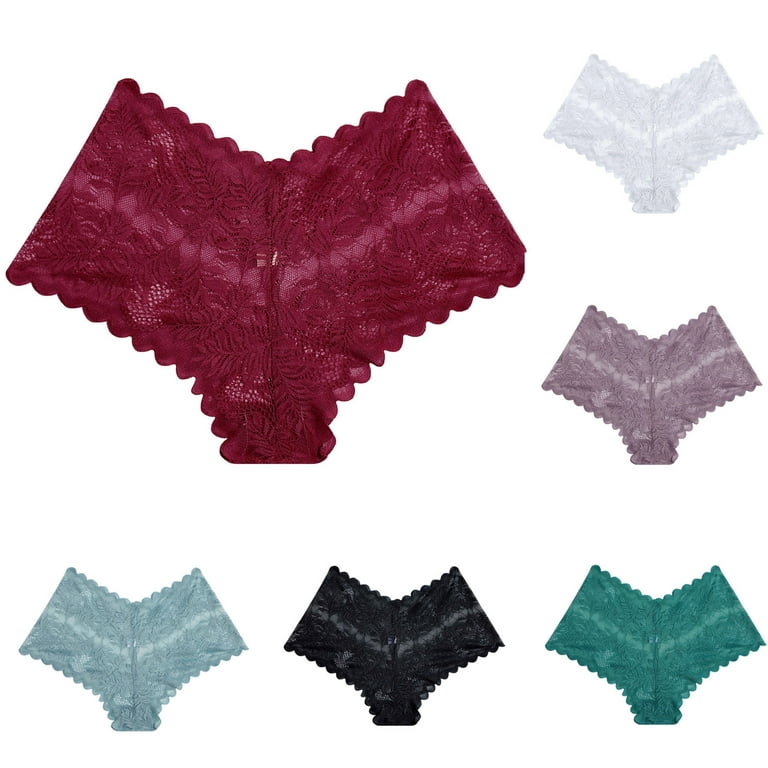 ZZwxWA Women Sexy Lace Underwear Lingerie Thongs Panties Ladies Underwear  Underpants, Online Shopping, Women's Sexy Solid Color Lace Sexy Briefs  Under