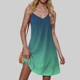 thumbnail image 1 of ZZwxWA Women's Casual Sundress Summer Camisole Boho Beach Dress V Neck Tank Dresses, 1 of 5
