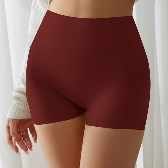 ZZwxWA Women's Cotton Boxer Soft Briefs Mid Waisted Plus Size Underwear Boyshorts No Roll Breathable Panties