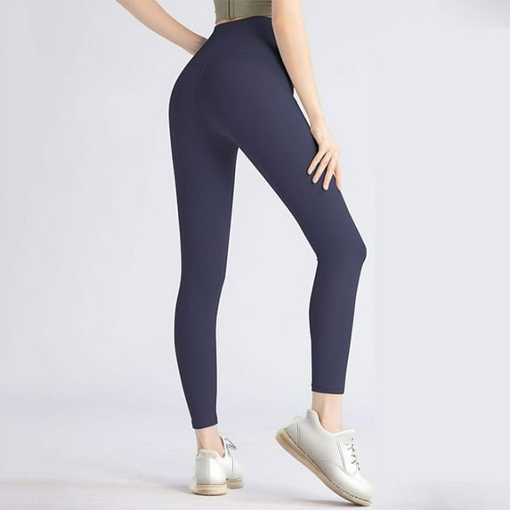 ZZwxWA Women's Pants Solid Color High Waist Hip Lift Elastic Running Yoga Pants Workout Sports Tight Slim Spring Fall Trousers