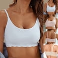 thumbnail image 1 of ZZwxWA Women's Spaghetti Strap Wireless Bras Sexy Comfortable Everyday Workout Bras No Underwire Full Support Sports Bras, 1 of 7