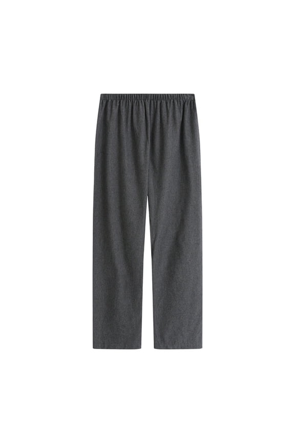 Womens Comfy Jersey Soft Long Pants Cotton Knit Pajama Lounge Sleep Pants Fashion Solid Loose Stretch Home Wear Trousers Wide Leg Elastic Waist Pjs Holiday Saving