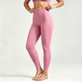 thumbnail image 1 of ZZwxWA Womens Fashion Leggings Elastic Winter Tight High Waisted Long Pants | Casual Lightweight Solid Color Sportswear Trousers, 1 of 5