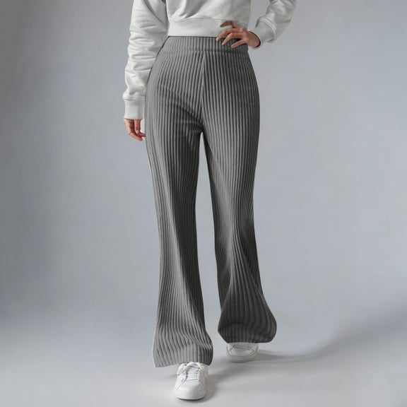 ZZwxWA Womens Flared Pants Lounge Lightweight Corduroy Pants Straight Slimming Fashion Outdoor Solid Sports Workout Women's Trousers