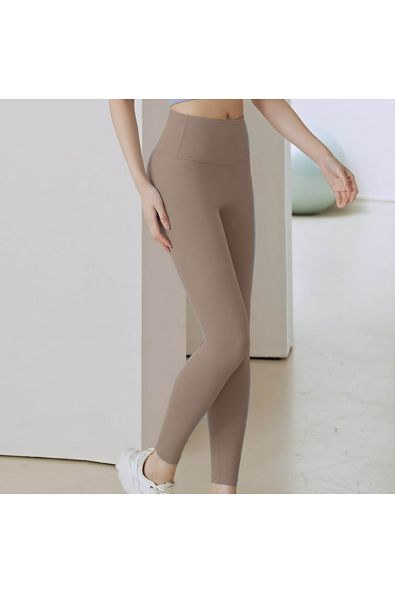 Sports Pants Solid Print Capris Stretch Yoga Leggings Fitness Running Gym Active Slim Comfy Homewear Pants for women High Waist Trousers